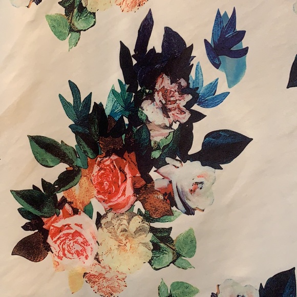 floral Chicwish crop top + full midi skirt set, M - Picture 8 of 11